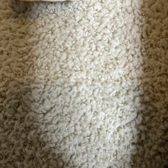 CABI COAT M STYLE 127 FAUX SUEDE SHEARLING POCKETS BUTTON FRONT BEIGE - Picture 3 of 8